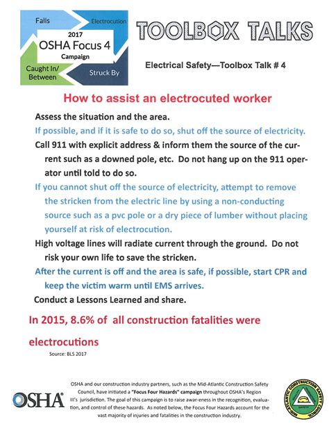 tool box talk on electrical safety|electrical toolbox talks free download.